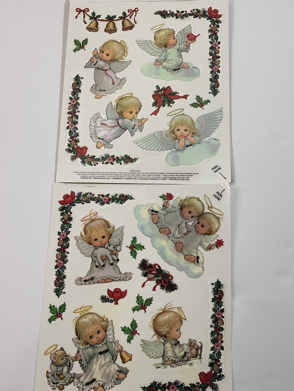 Vintage Christmas Window clings